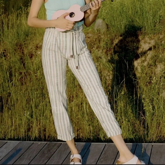 NWT Anthropologie Maeve Sutton Tapered Pants - Picture 1 of 11